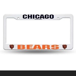 CHICAGO BEARS WHITE PLASTIC FRAME [F1201]